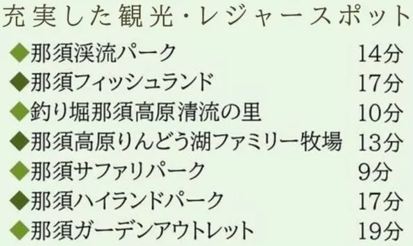 周辺の観光・レジャースポット2