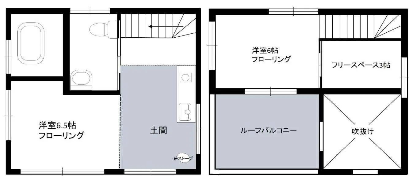 安房郡鋸南町戸建の間取り