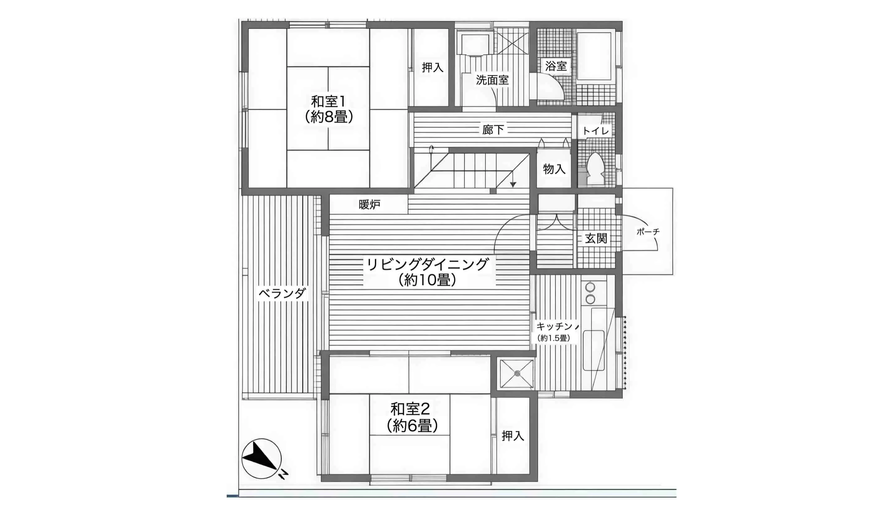 軽井沢町千ヶ滝東区大字長倉の間取り