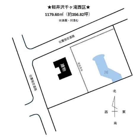 北佐久郡軽井沢町大字長倉中古戸建の区画図