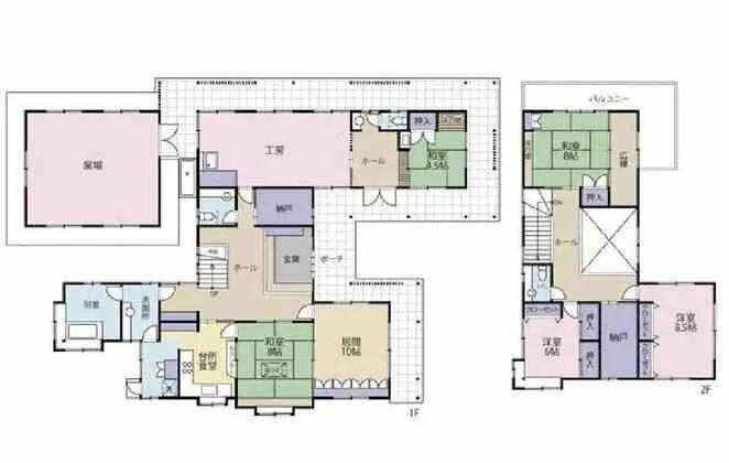熱海市網代売戸建住宅7LDKの間取り