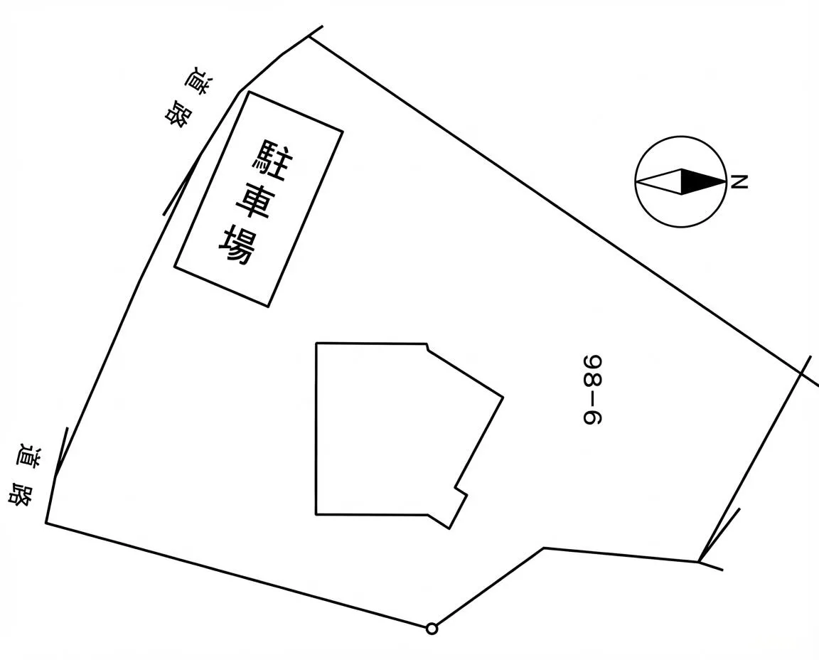 安房郡鋸南町戸建の区画図
