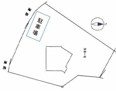 安房郡鋸南町戸建の区画図