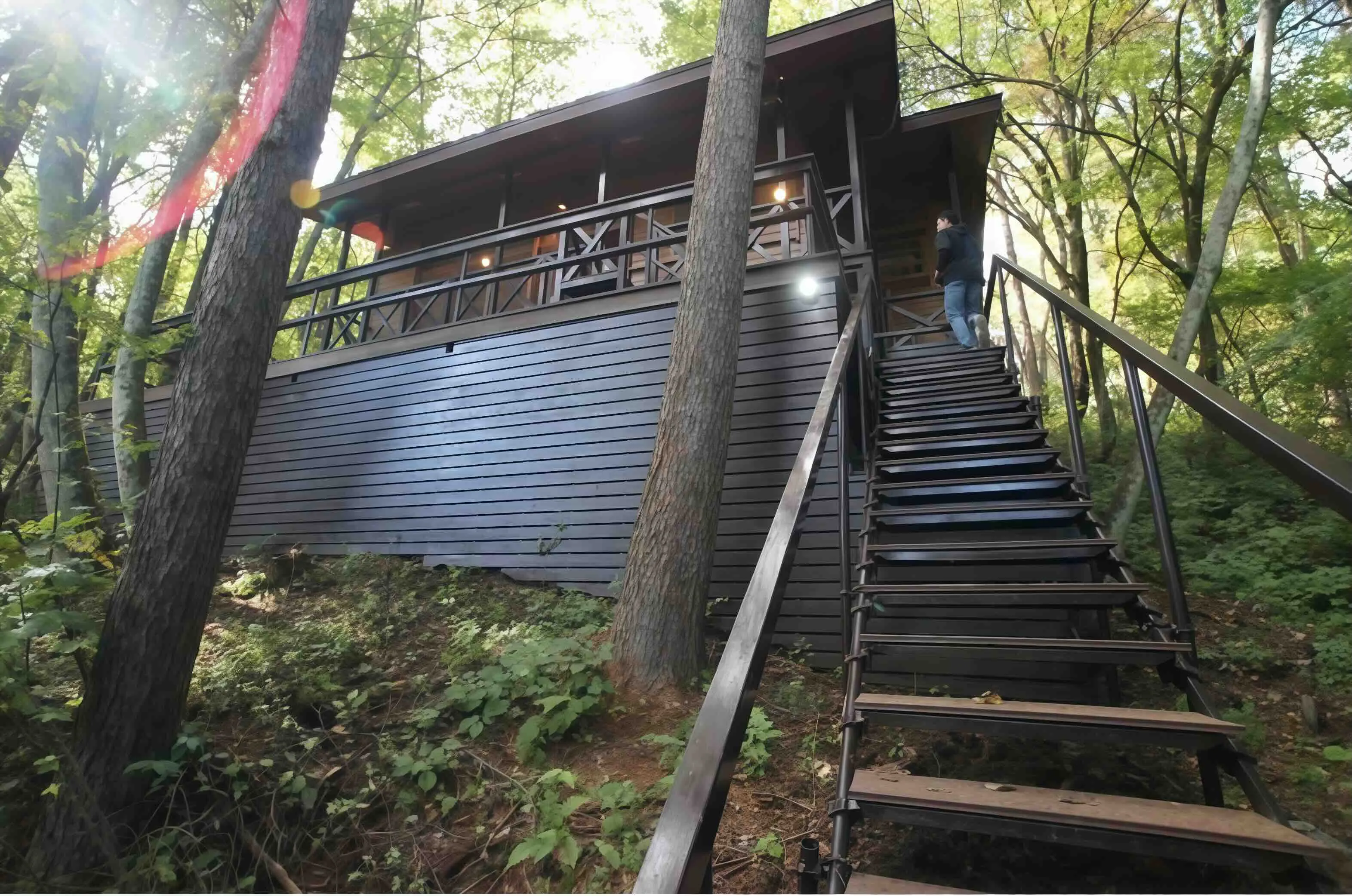 軽井沢三笠パーク内中古住宅の外観