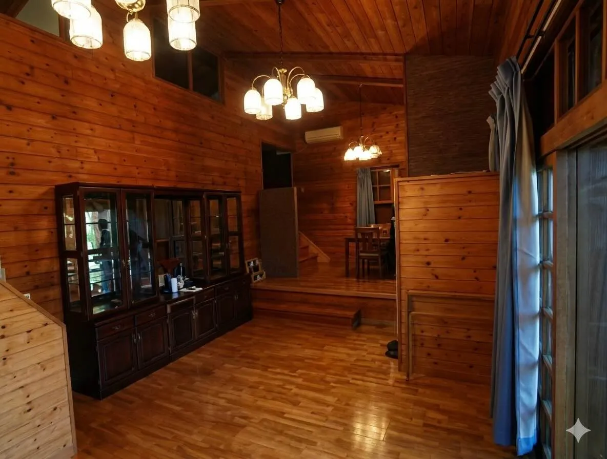 軽井沢三笠パーク内中古住宅の内装2