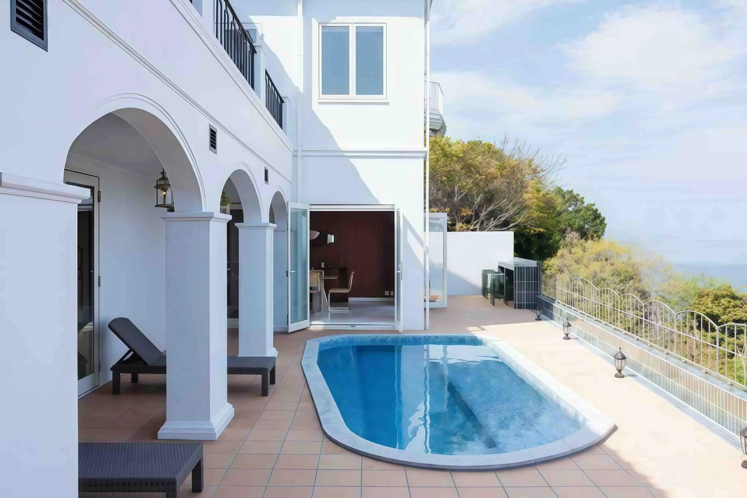 足柄下郡真鶴町オーシャンビュープールヴィラの外観