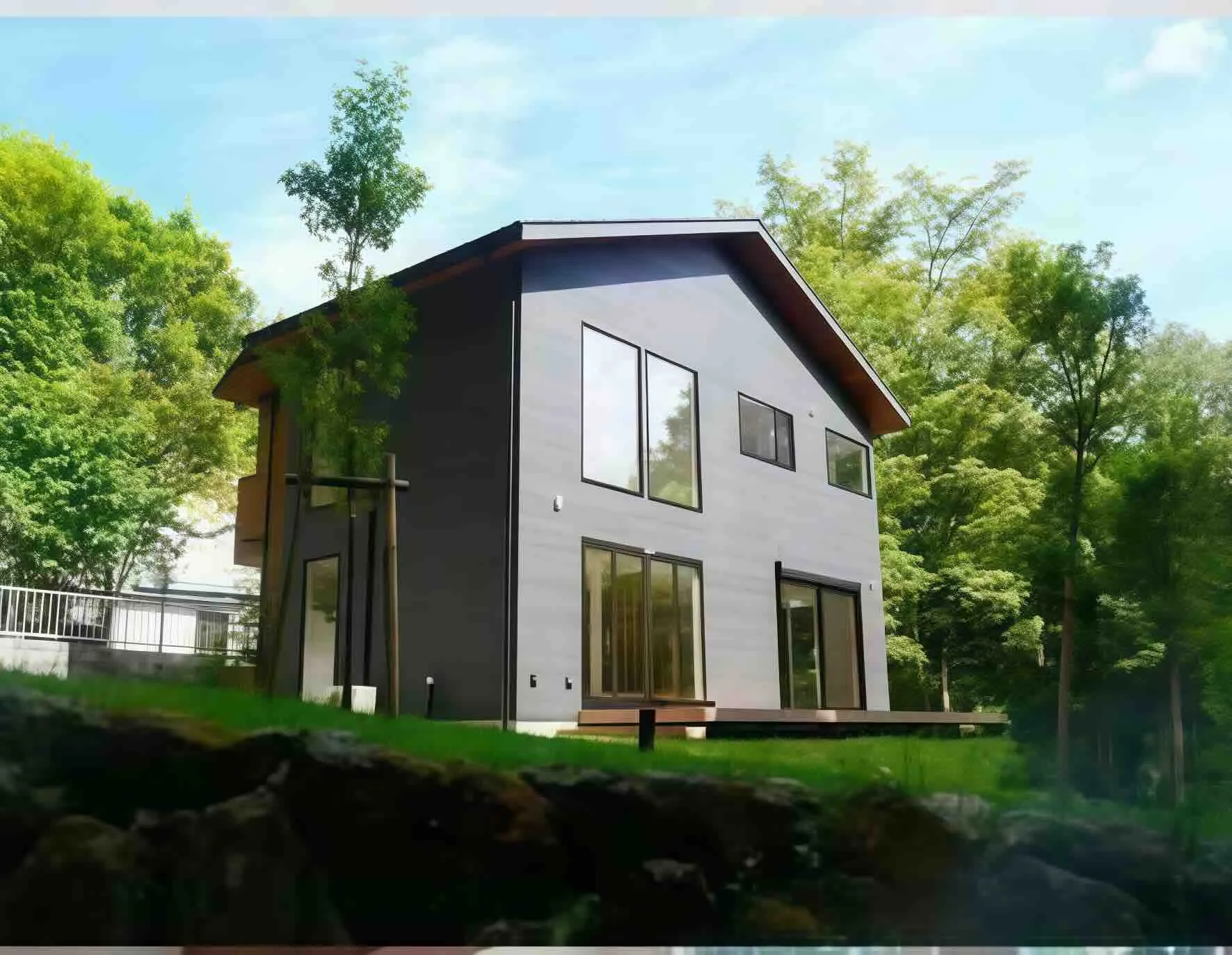 箱根町宮城野戸建 温泉付2LDK別荘 吹抜リビング森林ビュー｜箱根登山鉄道強羅駅車10分