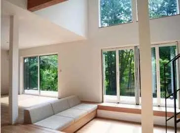 箱根町宮城野戸建 温泉付2LDK別荘 吹抜リビング森林ビュー｜箱根登山鉄道強羅駅車10分の写真 5