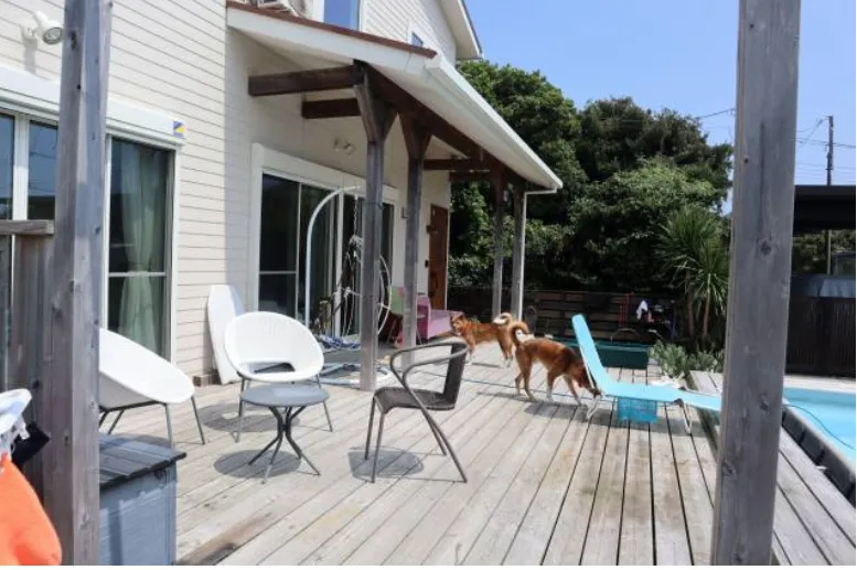 長生郡一宮町一宮中古戸建の庭1