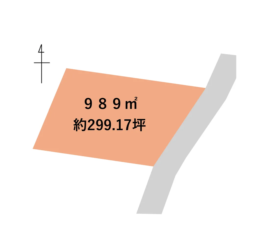 軽井沢・追分啓明別荘地の区画図
