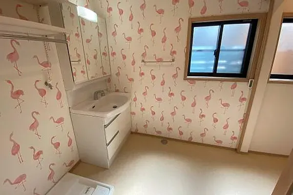 真鶴町真鶴の中古戸建の洗面室