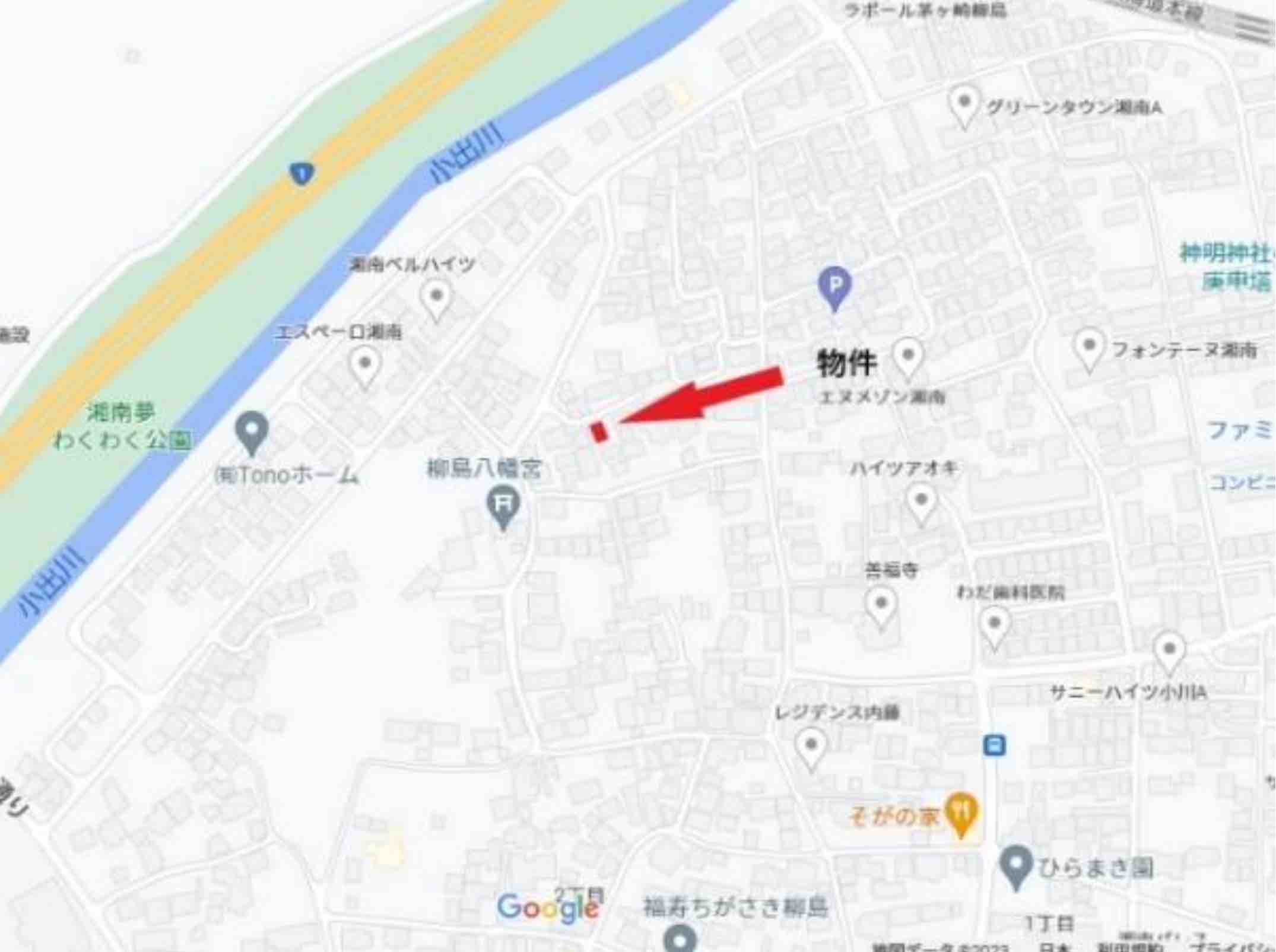 神奈川県茅ヶ崎市柳島の物件の周辺画像