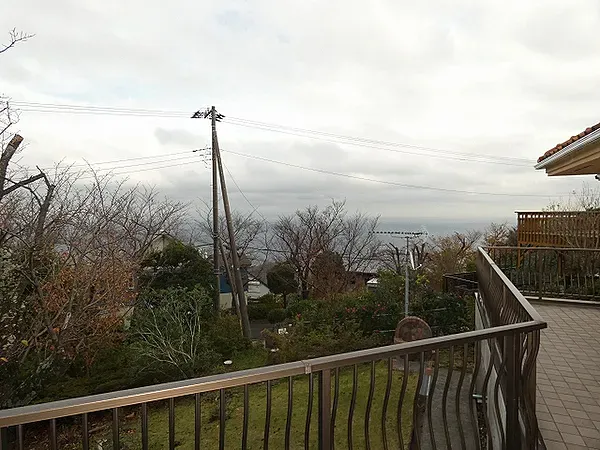 リゾートパーク伊豆あたがわのバルコニーからの景色
