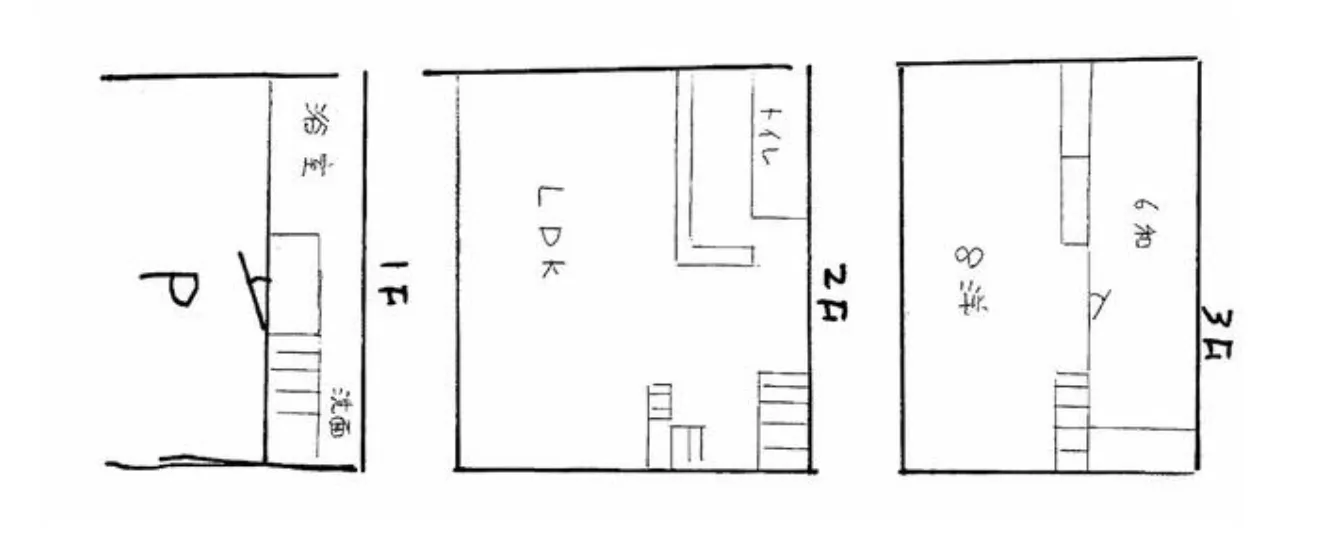 賀茂郡白田片瀬白田売戸建の間取り