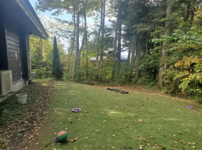 軽井沢町追分中古戸建の庭2