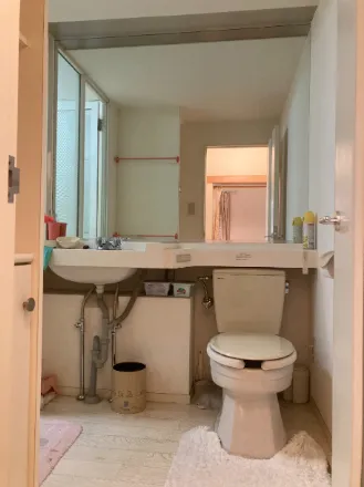 那須町守子の郷F-60中古別荘の洗面室