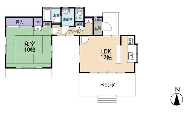 那須町守子の郷G-48中古別荘の間取り