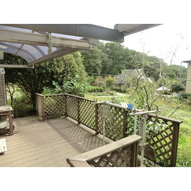 那須郡那須町豊原売戸建のデッキ