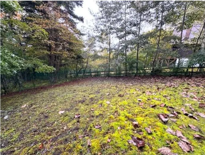 山中湖村平野中古戸建の敷地