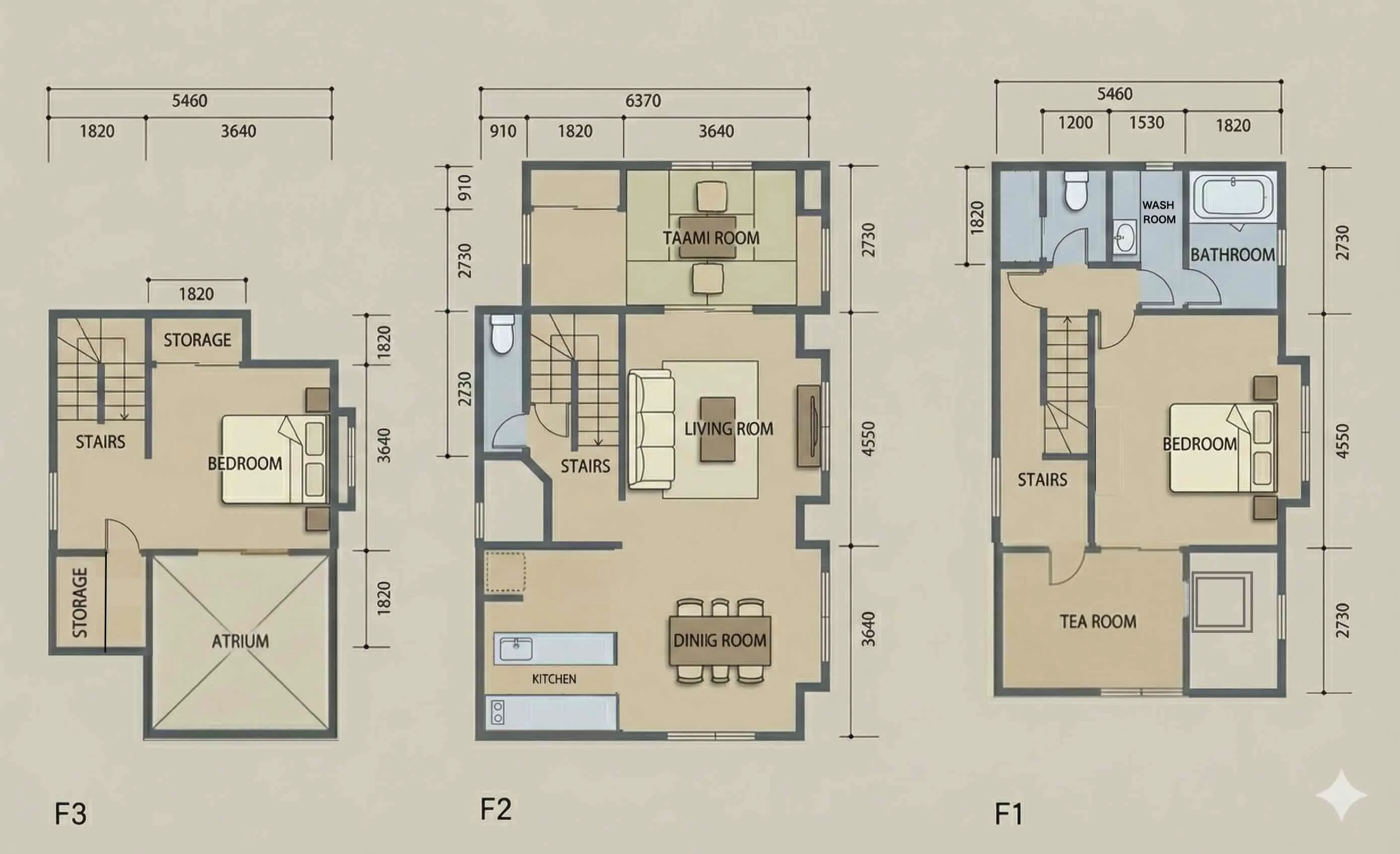 箱根町仙石原売戸建の間取り