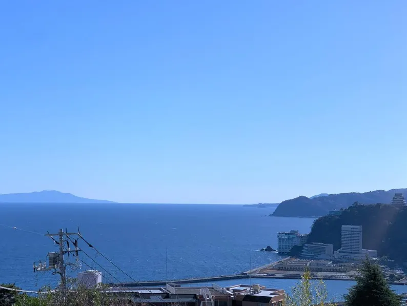 熱海市林ガ丘売別荘の眺望