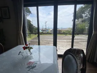 勝浦市串浜中古戸建の1階客席からの景色