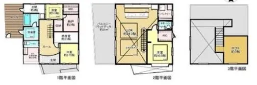 茅ヶ崎市中海岸売戸建の間取り