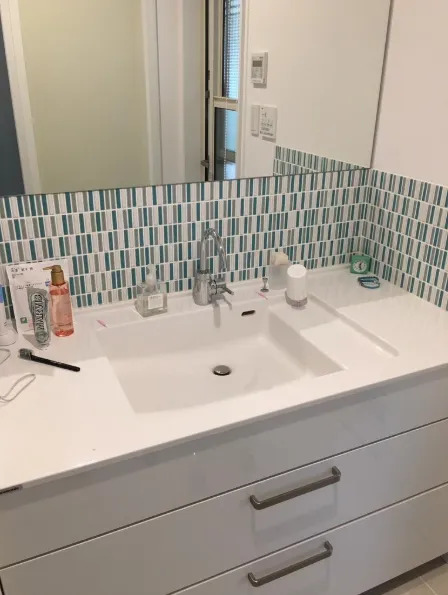 茅ヶ崎市中海岸売戸建の洗面台
