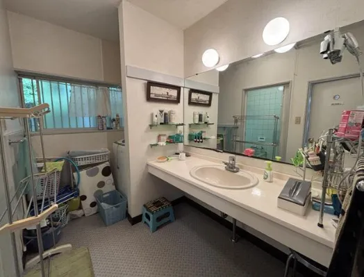 勝浦市松野売中古戸建の洗面室