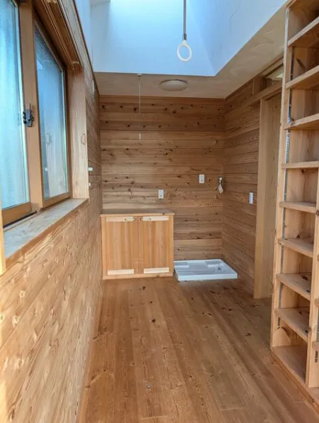 一宮町一宮中古戸建の洗面脱衣室