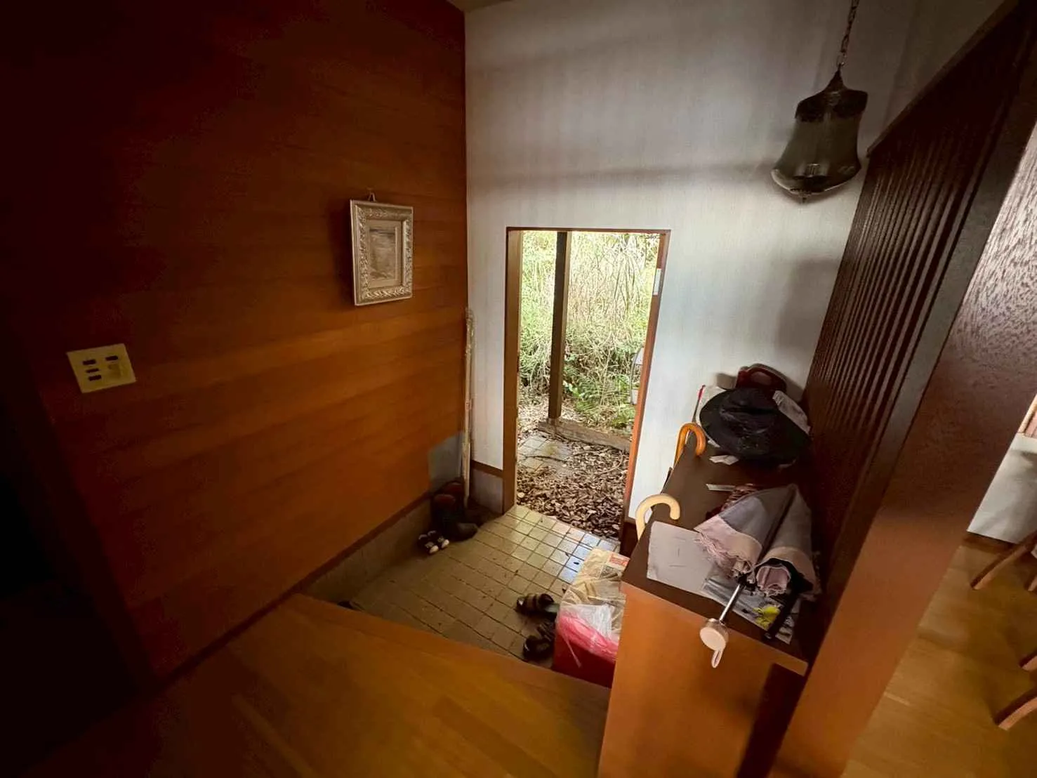 伊豆赤沢別荘地 海が見える別荘の玄関