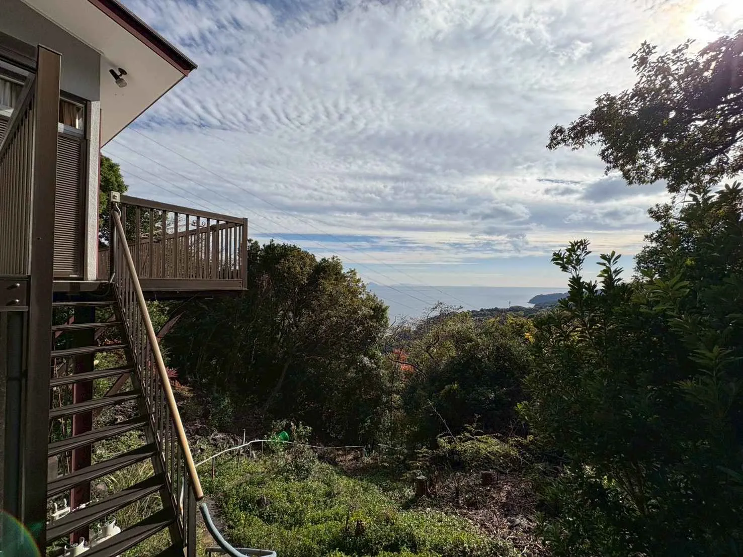 伊豆赤沢別荘地 海が見える別荘のバルコニーからの眺望2
