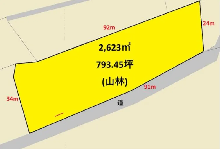 山中湖村山中売土地の間取り