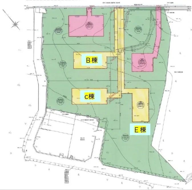 ホテルマグノリア箱根ヴィラの区画図