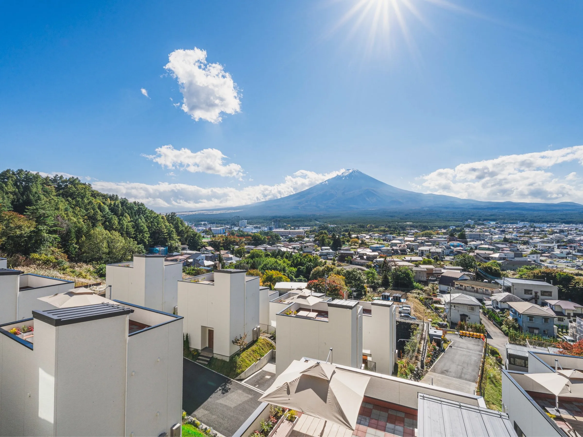 富士河口湖町船津売旅館の眺望1