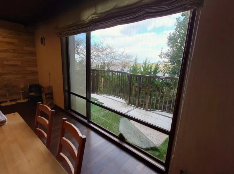 ダイニング・テラスへの眺望