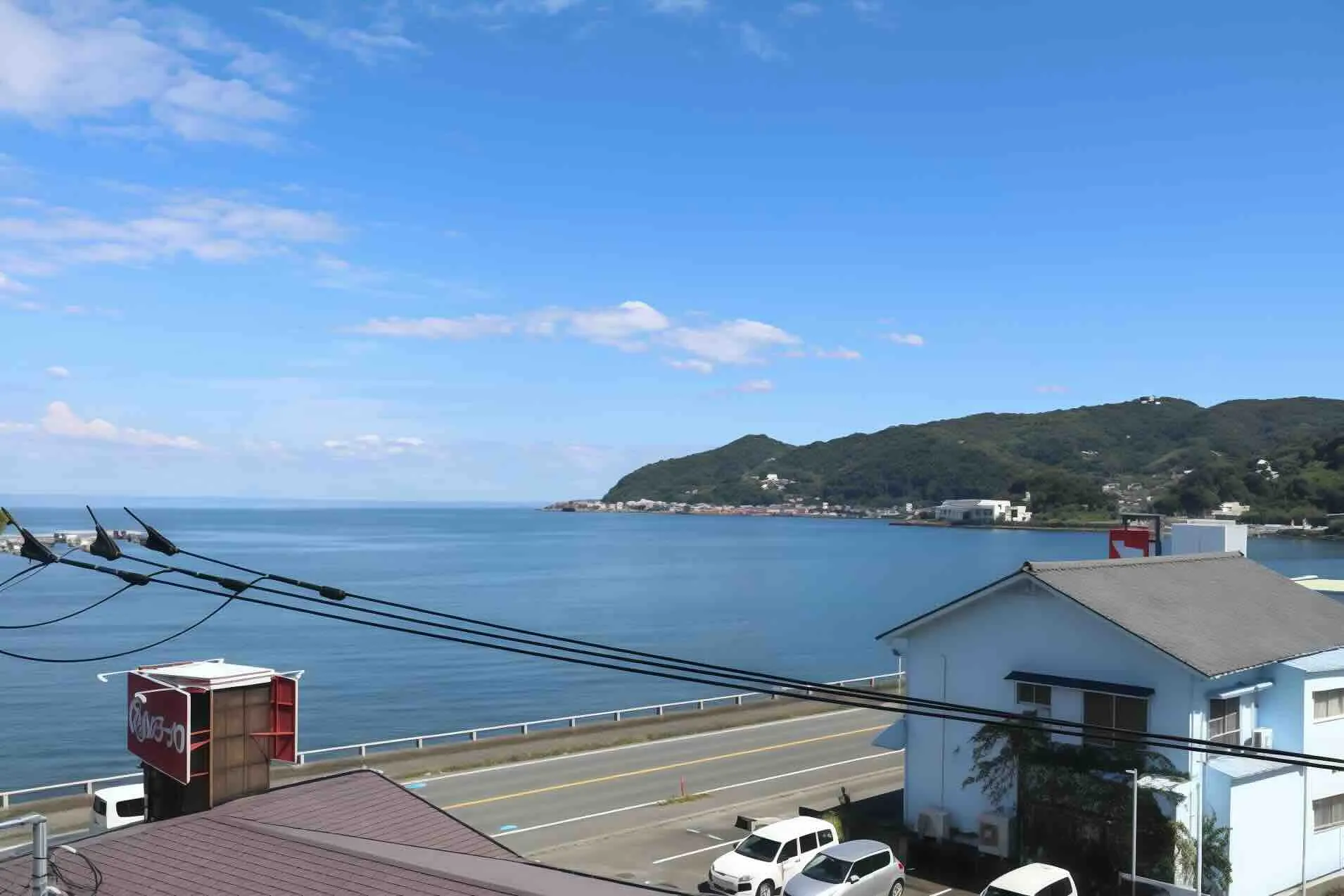 熱海市下多賀売別荘からの海景色