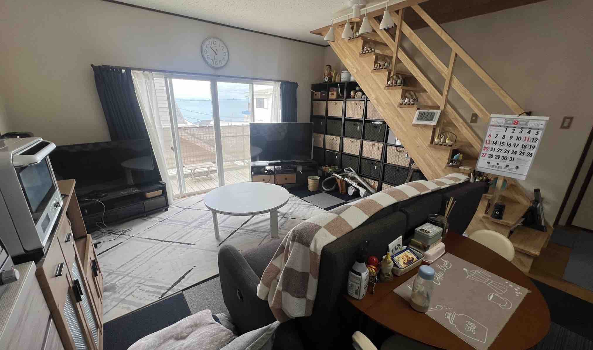 兵庫県淡路市尾崎の戸建てのリビング