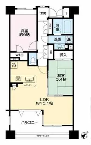 熱海市マンション間取り図