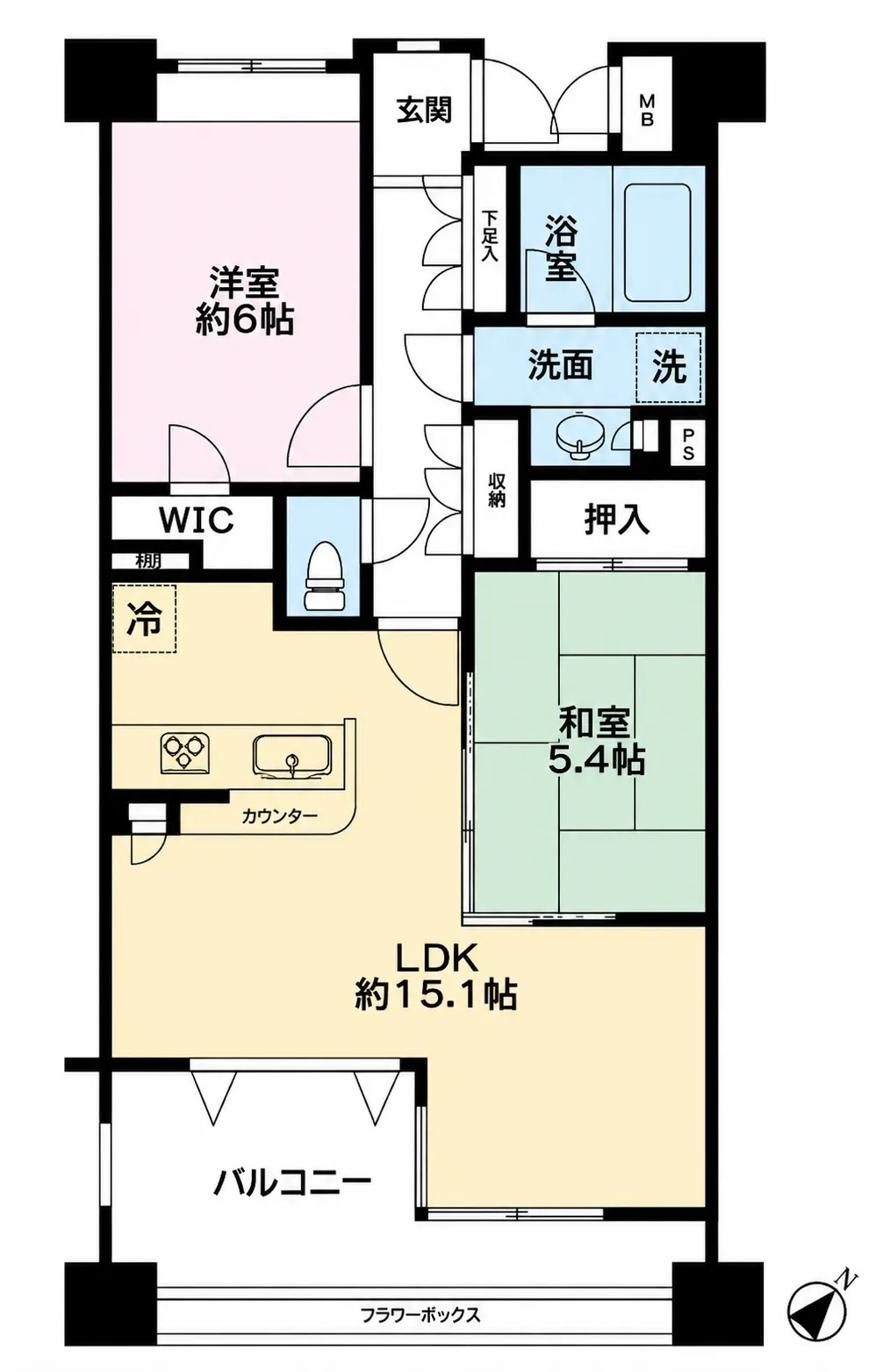 マイキャッスル熱海の間取り図