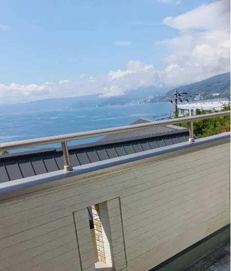 真鶴町平屋付戸建の海景色テラス