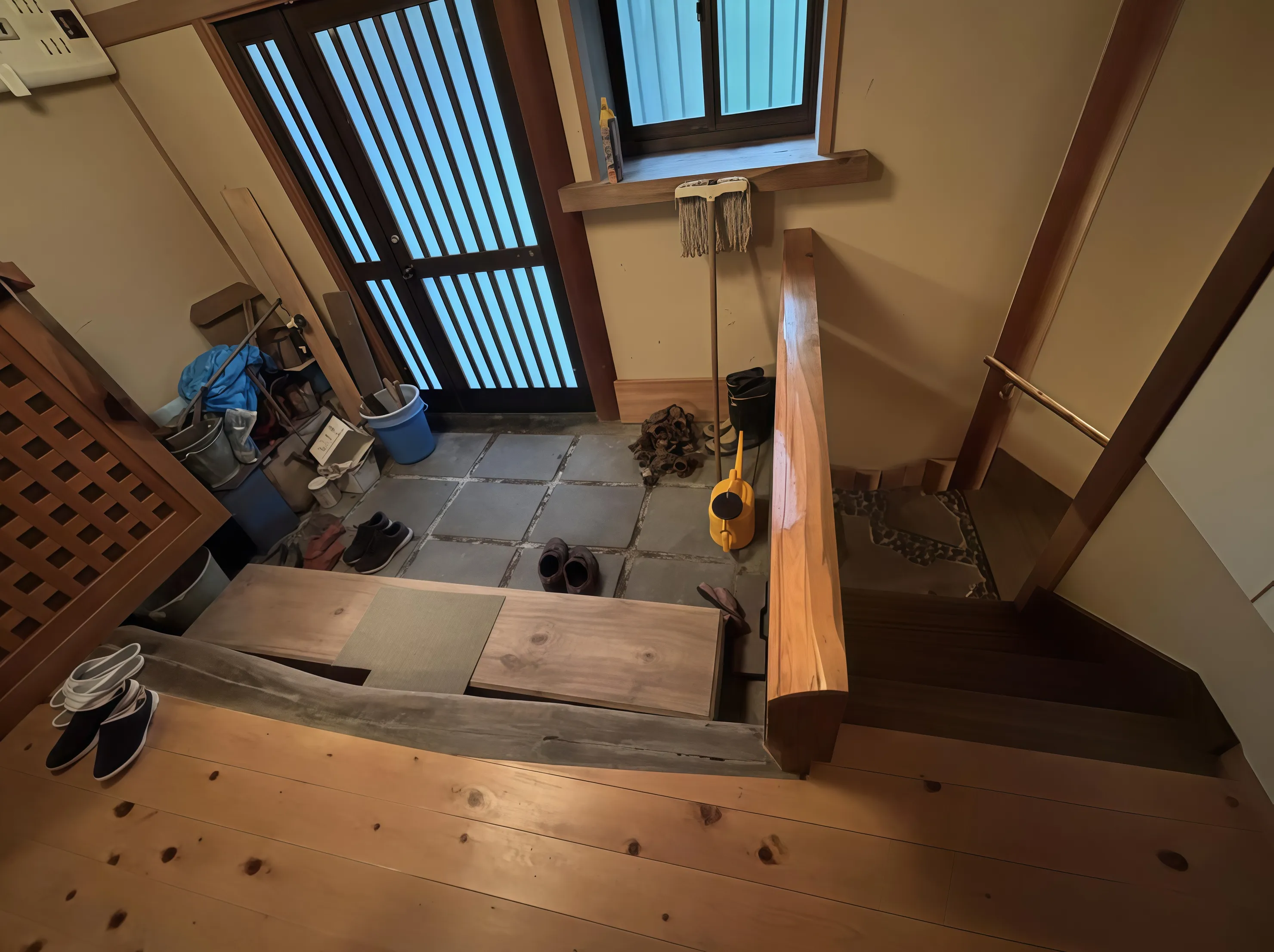 軽井沢中古戸建の玄関