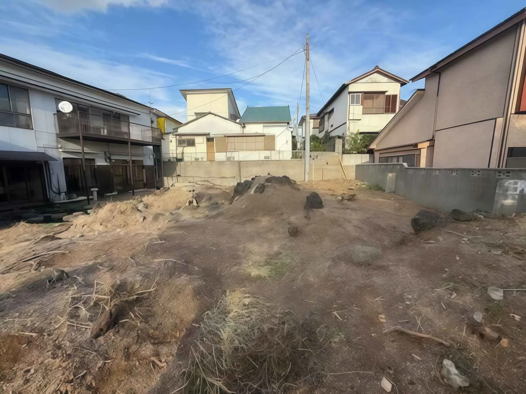 三浦市東岡町和風邸宅の敷地