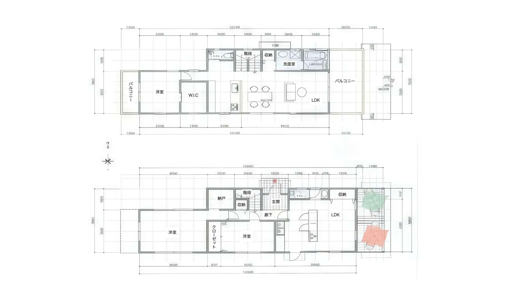 三浦海岸築浅戸建の間取り図