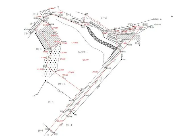 横須賀市三春町売地の間取り図
