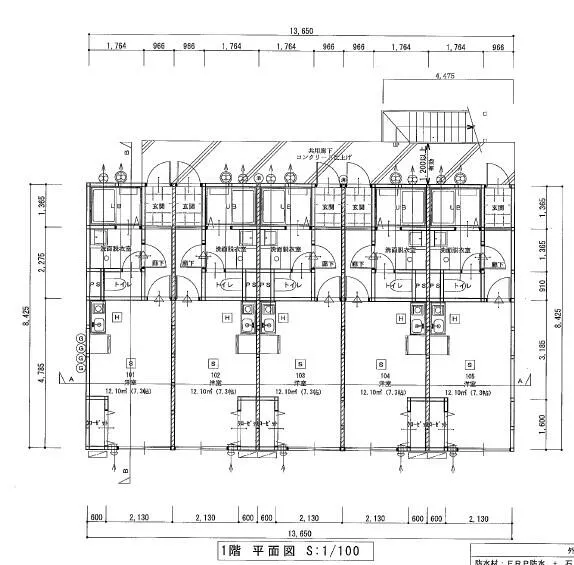 横須賀市三春町売地の1階平面図