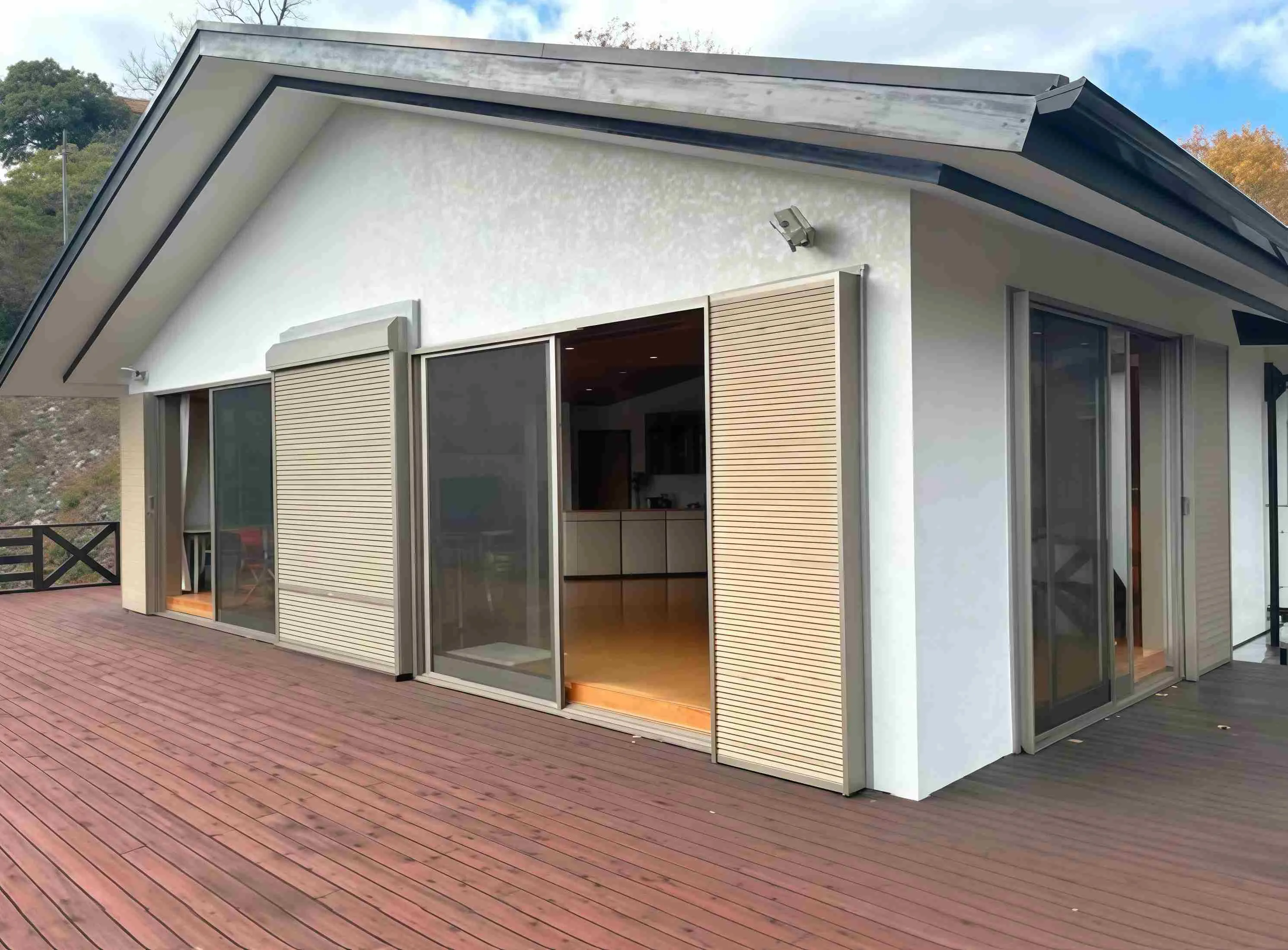伊豆高原城ケ崎別荘地中古戸建のバルコニー