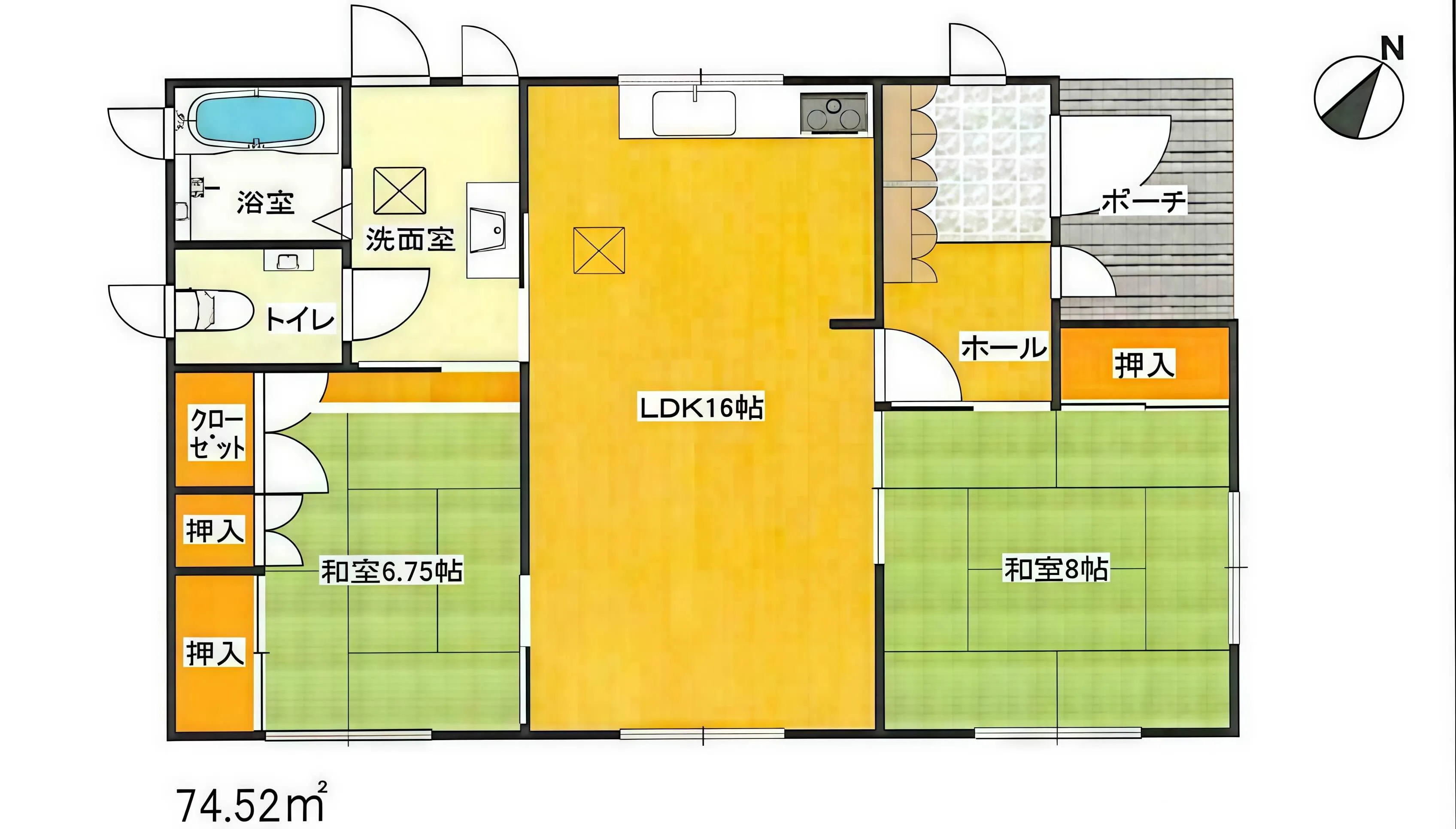 横須賀市森崎中古戸建の間取り図