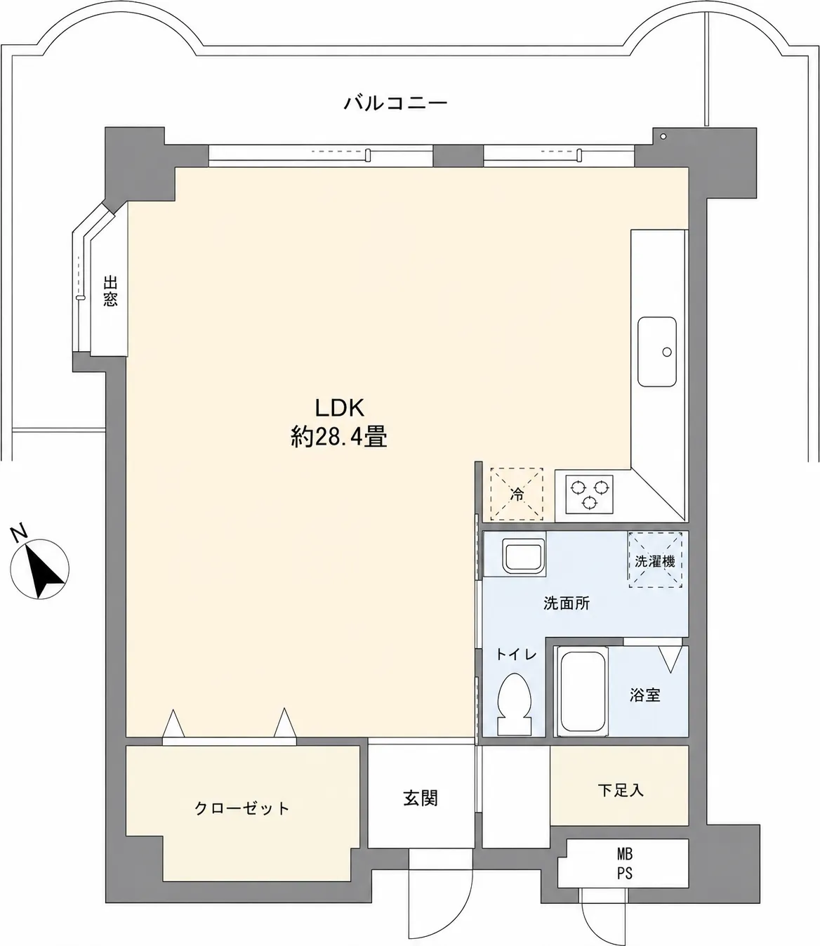 シーサイドヴィラ南熱海の間取り図