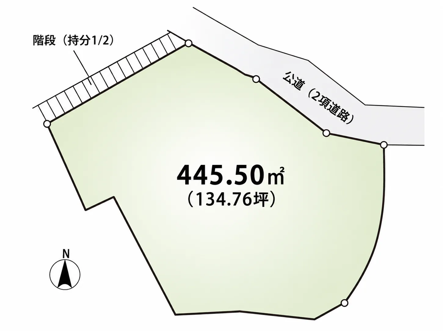 熱海市上多賀売地の間取り図